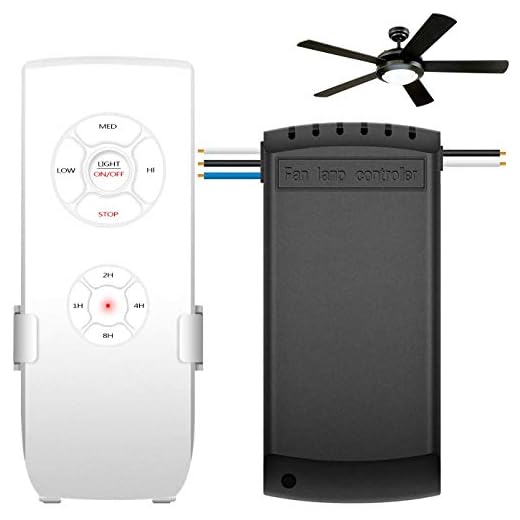 Universal Ceiling Fan Remote Control Kit 3-in-1 Ceiling Fan Light Timing & Speed Wireless Remote Control and Receiver Kits for Ceiling Fan Lamp