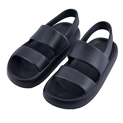 Ausland Women's Black Sandals 8.5Us, Soft Footbed Sandal 90121 Black 39Eu #TOP5