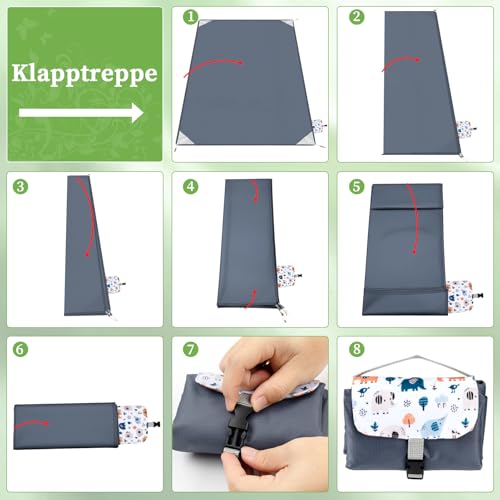 Kiiwah Picknickdecke Outdoor 200 x 150 cm, Faltbar Picnic Blanket Waterproof Leicht und Tragbar Stranddecke Decke Wasserdicht für Familien und Freunde Beim Camping, Picknicken und Reisen