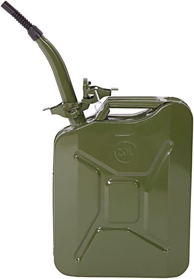 Buy 20L Jerry Can Metal Fuel Can With Spout. Petrol Can/Diesel Can