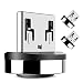 Produktbild CAFELE Magnet Micro USB Adapter Runder Magnetischer Micro USB Zusatzadapter Magnetstecker Ersatzstecker Magnetischer Micro USB Stecker für Magnetladekabel Ladekabel [3 x Micro USB Stecker]