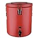 Komercyjny kocioł gastronomiczny ze stali nierdzewnej, handlowa beczka izolacyjna, komercyjna kawiarnia/kuchnia/sklep z herbatą z mlekiem Specjalna beczka izolacyjna, czerwona, 60 l (czerwona 15 l