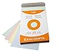 Exacompta 13378E Karteikarten (205q/qm Karton, holzfrei, DIN A5, kariert, ungelocht) 100er Pack gemischte Farben