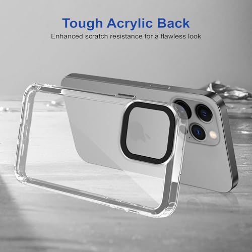 amazon basics Back Case Cover for iPhone 12 Pro (TPU + PC_Transparent) 5 41MFskXslcL
