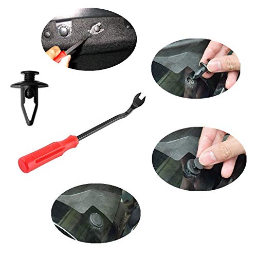 image for Saihisday 421 PCS - 18 Kinds Vehicle Body Retainer Clips Kit Bumper Tr