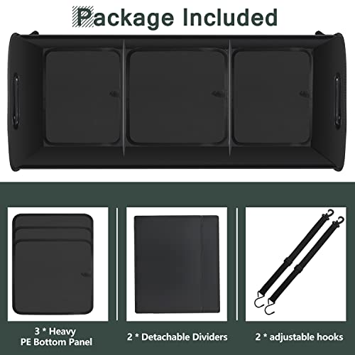 Aophy Trunk Organizer For Car, Car Storage Organizer With Non-Slip Bottom Strips, 95L Large Capacity Cargo Organizer For Suv, Truck, Sedan, Waterproof Portable Car Organizers For Women Men #TOP4