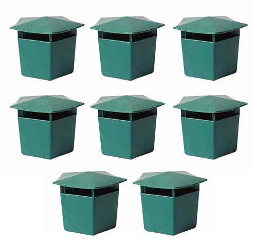 Noctra Garden Snail and Slug Trap Eco Friendly Beer Trap Non-toxic Plastic Pest Catcher Box Safe for Outdoor Gardening Flowers Organic Garden Control Checmical Poison Free (8 Pack)