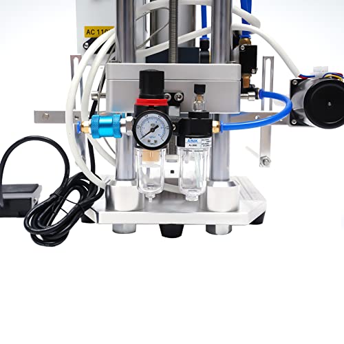 Air Pneumatic Hot Foil Stamping Machine Leather Embosing Logo PVC Press Stamper 110V 500W - Thumbnail 7