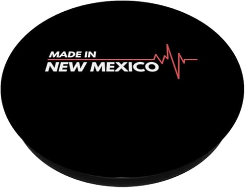 Miniatura 2 de Made In New Mexico Heart Beat State Proud PopSockets Swappable PopGrip