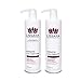 Produktbild Duo Shampoo und Conditioner ohne Sulfat-zu Keratin-Verlängerung nach brasilianischer Blending - Made in France - 2 x 500 ml