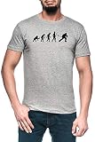 Mejor calidad Hielo Hockey Evolución Hombre Gris Camiseta Manga Corta Men\'s Grey T-Shirt