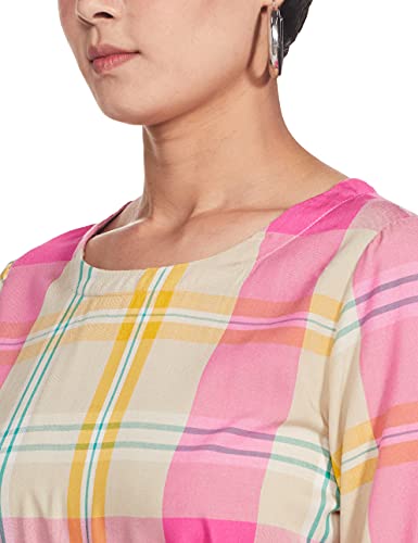 Image of Max Women's Printed Short Sleeves Midi Dress