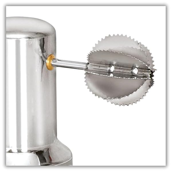 Stainless Steel Coconut Scraper for Kitchen, Vacuum Base, Rotatable Handle, Manual Operation, Silver by Generic - Used condition - Image 5