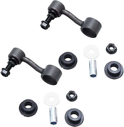 Image of Detroit Axle - Shock Absorbers Kit for 2004-2009 Dodge Durango Chrysler Aspen 2005 2006 2007 2008, 4 Shock Absorbers Assembly 4 Sway Bar Links Front & Rear Replacement