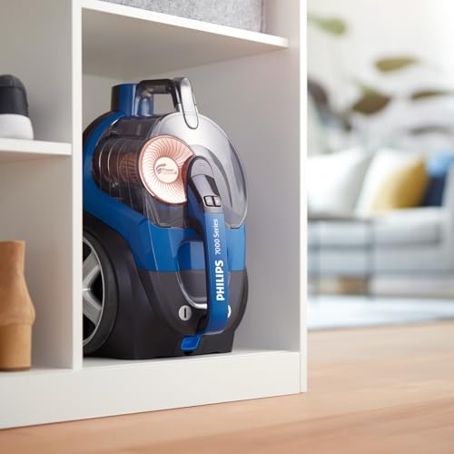Philips PowerPro Expert Beutelloser Staubsauger – Kompakt, 900-W-Motor, PowerCyclone 8 Technologie für starke Saugleistung, Multi-Oberflächen-Reinigung, Allergy Lock, Super Turbo Bürste (FC9745/09)