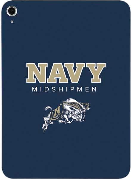 Skinit Decal Tablet Skin Compatible with iPad 11th Gen (2025) - Officially Licensed United States Naval Academy Bill The Goat Design