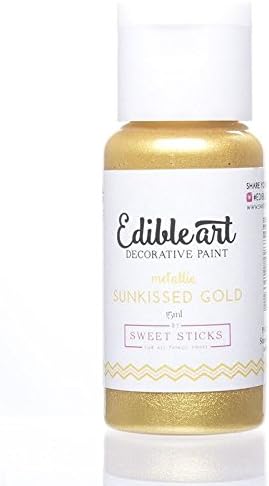 SWEET STICKSEdible Art Decorative Paint Sunkissed Gold 15ml