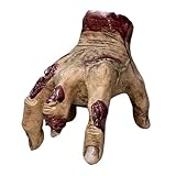 Halloween Zombie Crawling Hands - Touch & Sound Activated with Spooky Music,Self-Walking Halloween Prop for Haunted House, Yard Decor, and Horror Parties