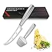 Gifort coltello da Chef, Coltello per formaggio, Acciaio inossidabile 2 pezzi Set Formaggio taglierina affettatrice formaggio per formaggio, torta, fette di prosciutto e sandwich