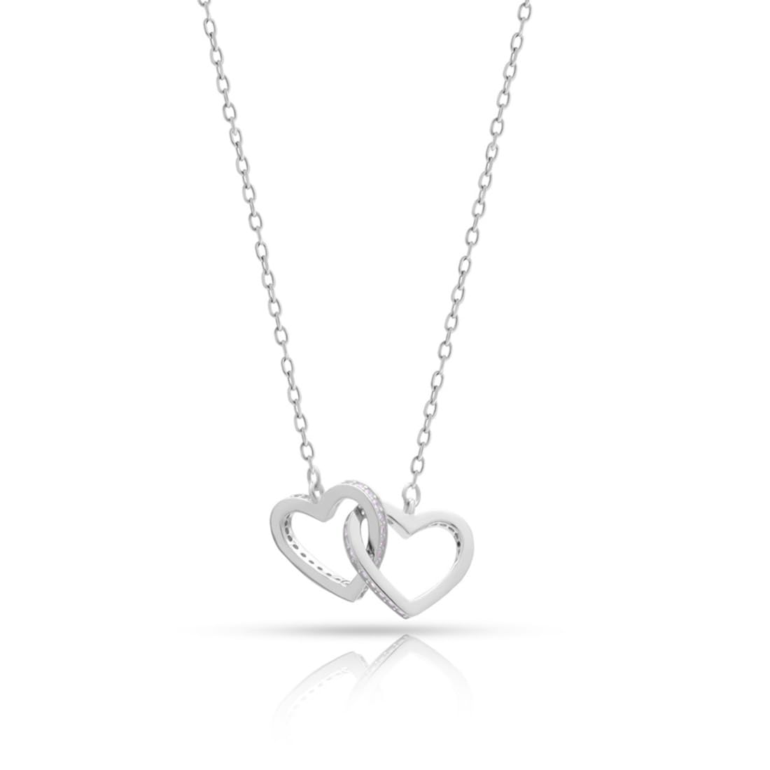Treva Iconic Jewels Treva 925 Silver Silver Zircon Charm Heart Pendant Chain | Silver Pendant With Chain For Women | Gifts For Women & Girls | With Certificate Of Authenticity And 925 Stamp (B0CPJCQZXS) Amazon Price History, Amazon Price Tracker