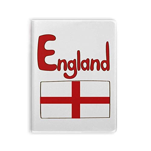 Carnet de notes Angleterre écriture lignée journal intime souple et léger rouge