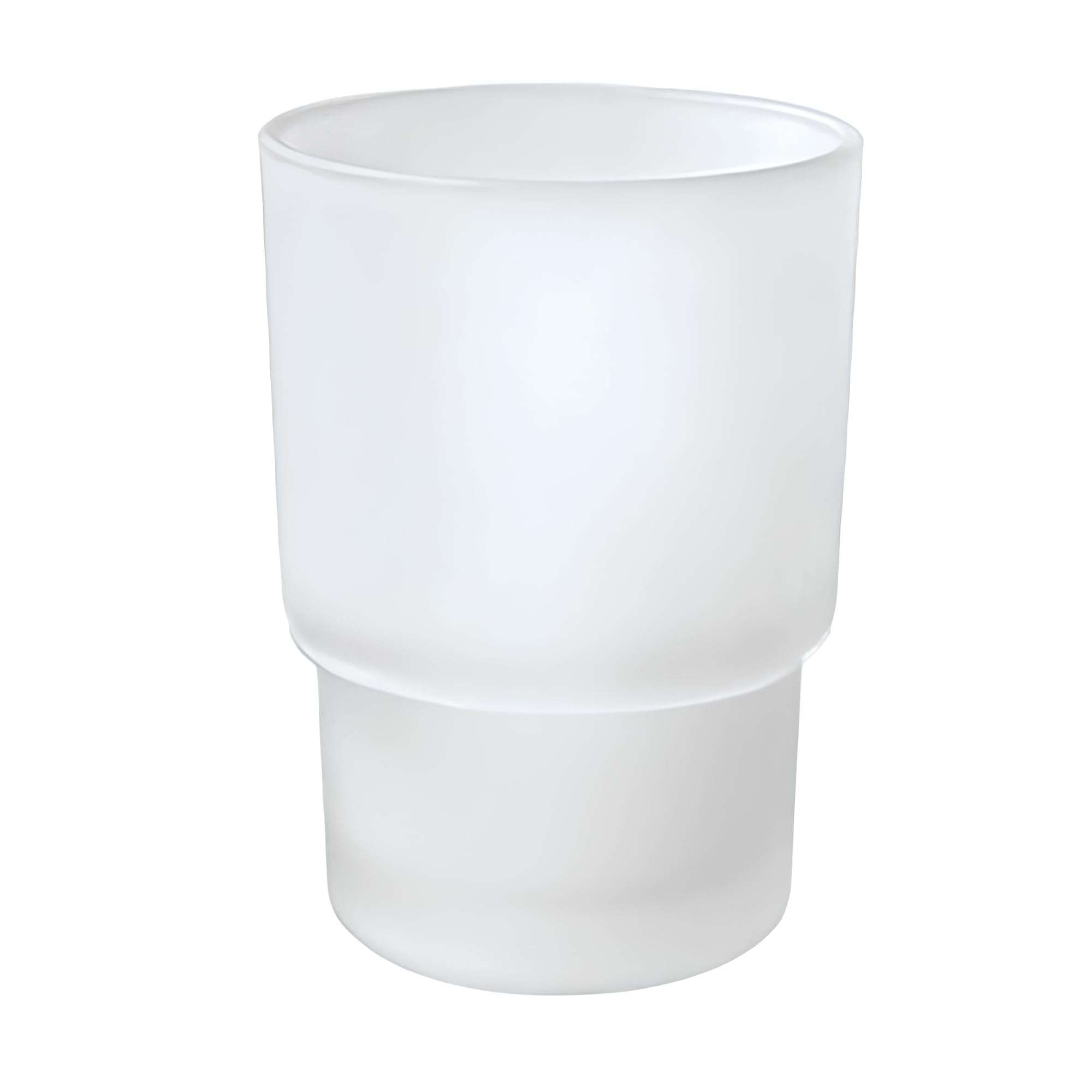 YOSSEE Replacement Glass Tumbler for Toothbrush Holders, Free Standing Cup fo...