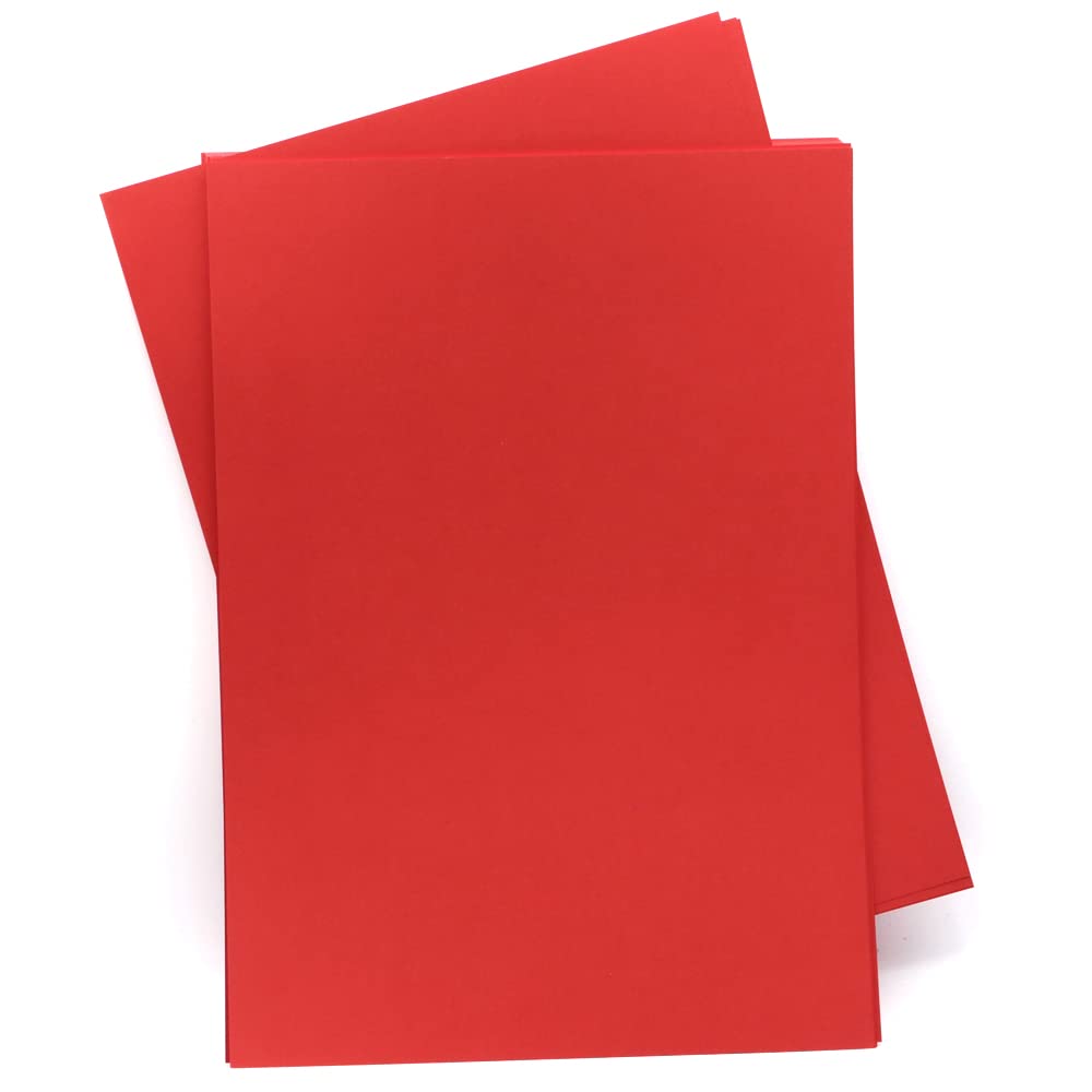 120GSM Red Paper A4 30 Sheets, Invitation Card wedding card craft making Red cardstock red color paper