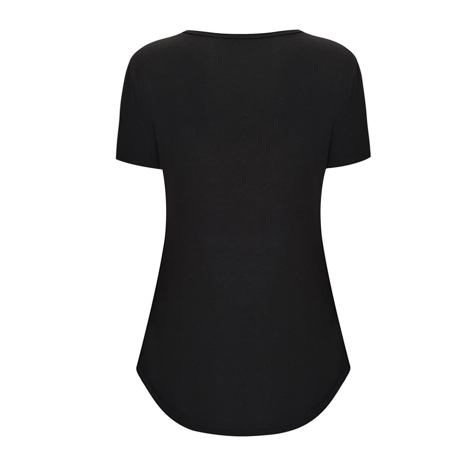 Generisch T-shirt d'allaitement pour femme - Mode de maternité - Haut d'allaitement - Vêtements d'été - Vêtements de grossesse - T-shirt d'allaitement