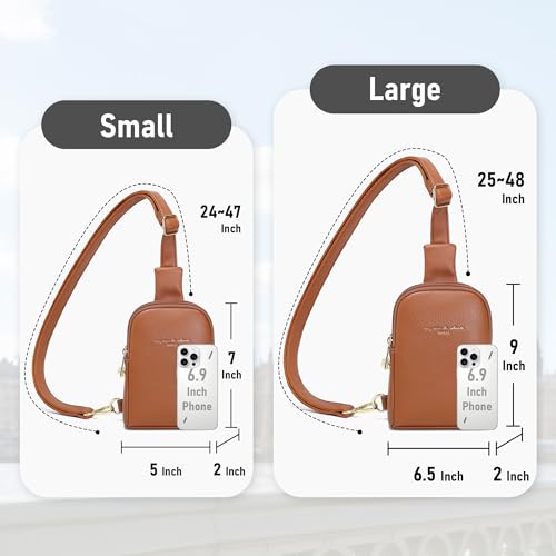 Image of INICAT Lightweight Small Crossbody Sling Bag for Women | Mini Travel Purse,Multi-pocket with Card Slots,Durable Vegan Leather,Everyday Carry