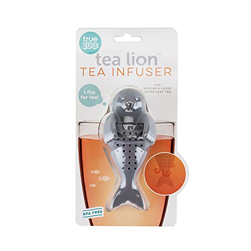 Sea Lion Silicone Tea Infuser In Grey Strainer For Loose Leaf Tea By Truezoo #TOP3