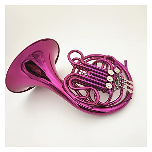 Alfaal French Horn Bb/F Double Pink 4 Keys Detachable Bell Professional Musical Instruments Professional French Horn #TOP7
