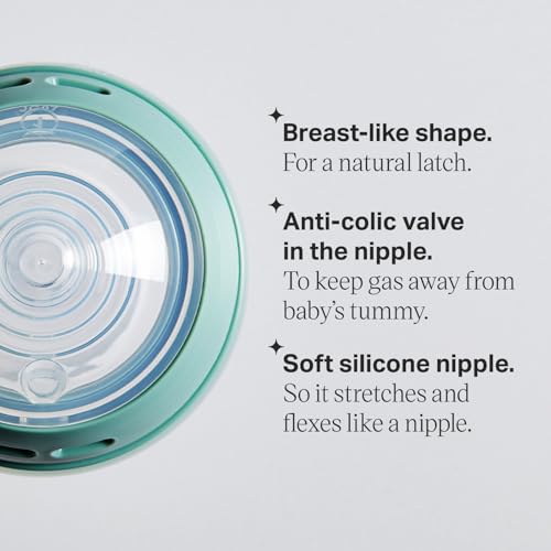 image for Tommee Tippee Natural Start Anti Colic BPA Free Silicone Baby Bottles,