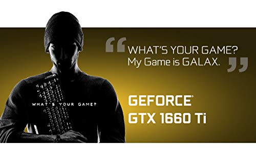 Placa de Video GTX 1660 Ti 6GB 1 Click OC G6 192B Galax - 60IRL7DSY91C, Galax, GTX 1660 Ti