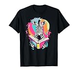 Colorful Zebra Reading Book Splash Art