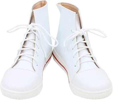Amazon.com: Yuancoser Anime Cosplay Shoes Lace-up White