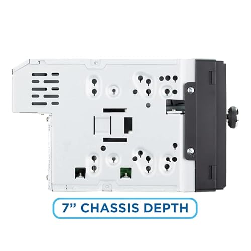 Jensen Cdr462 6.2 Inch Led Multimedia Touch Screen Double Din Car Stereo | Cd & Dvd Player | Push To Talk Assistant | Bluetooth Hands Free Calling & Music Streaming | Backup Camera Input|Usb & Microsd #TOP4