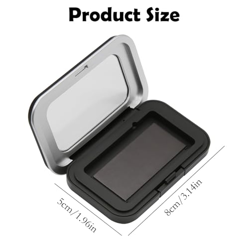 HINGTAI Magnetic Needle Holder Case with Clear Lid, Strong Built-in Magnet Secures Pins Under 6.5cm, Sewing Needle Organizer Box with Snap Closure, Craft Supplies Storage Gift for Sewers