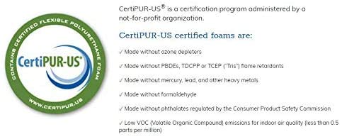 Ak Trading Co. Ak-Trading Upholstery Medium Density 1" Height X 24" Width X 72" Length-Home Or Commercial Use Seat Replacement Cushion-Made In Usa Foam #TOP1