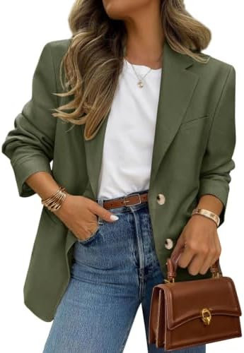 PRETTYGARDEN 2026 Blazers for Women Business Casual Long Sleeve L...
