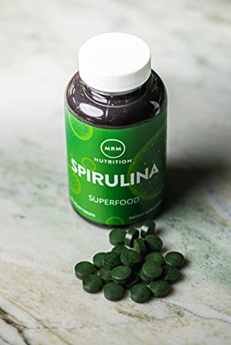 Mrm Nutrition Spirulina Tablets | Superfood | Complete Plant Protein | Gluten-Free + Vegan | 30 Servings #TOP4