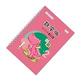 Nilioyul Cuaderno de escritura a mano, bolígrafo temprano, herramientas de caligrafía, libro de práctica de pintura para jardín de infantes, escuela y hogar, Número