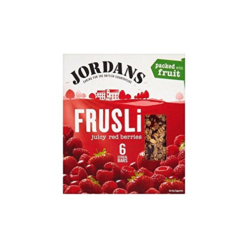 Jordans Bares Frusli Jugosas Bayas Rojas De Cereales (6X30g) (Paquete de 2)