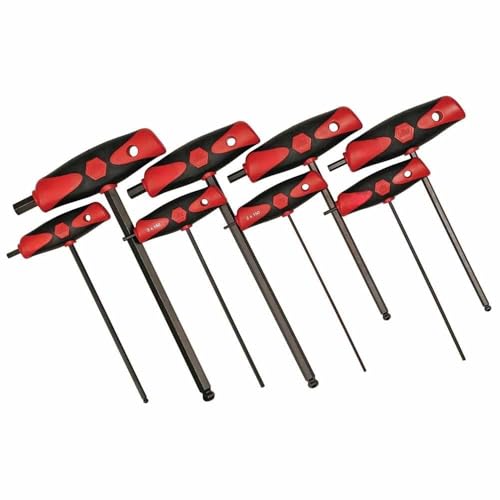 Set métrico de 8 piezas SoftGrip Hex T-Handle miniatura 1