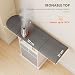 HOMCOM Ironing Board Cabinet on Wheels with Folding Ironing Top White