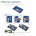 FREENOVE 5 Inch Touchscreen Monitor for Raspberry Pi 5 4 B 3 B+ A+, 800x480 Pixel IPS Display, 5-Point Touch Capacitive Screen, Driver-Free MIPI DSI Port