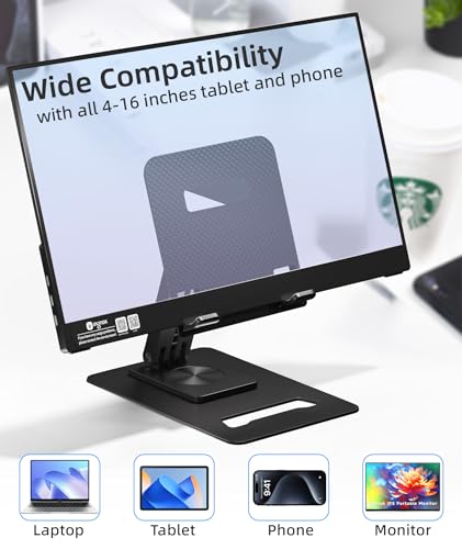 Image of Ingnok 15.6 inch Portable Monitor& Portable Monitor Stand,