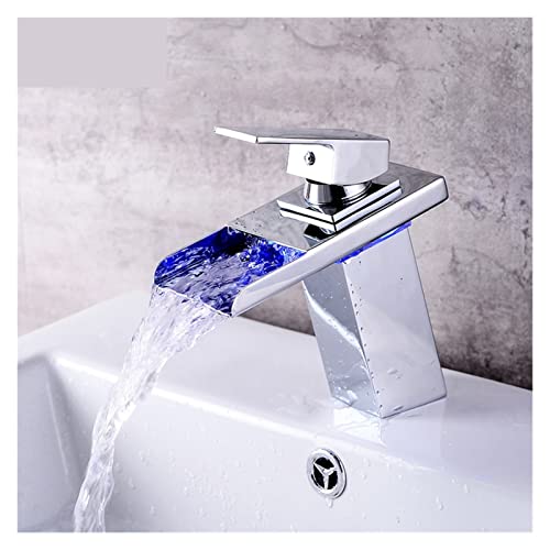 Oesen Shower Panel Tower Led Lights Bathroom Basin Faucet Waterfall Brass Chrome, Cold Hot Sink Mixer Tap Led Shower Column Stainless Steel Brushed #TOP4