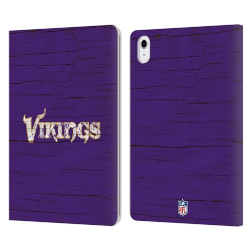 Étui portefeuille cuir iPad Air 11 2024 NFL Minnesota Vikings