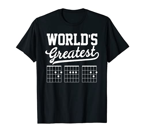 Guitare avec onglet pour frette « World's Greatest Dad » T-Shirt