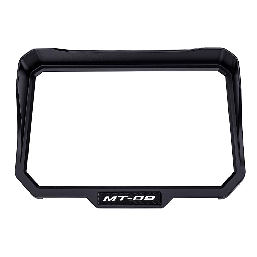Convient pour MT09 MT-09 MT 09 2024 2025 2026 Pare-soleil de moto TFT Protection d'écran Crème solaire Instrument Film de protection d'écran (noir)